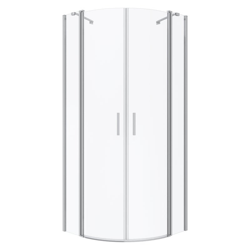 Kabina prysznicowa SEVANTE 90x90 półokrągła uchylna FONTANA chrom 1 szt.