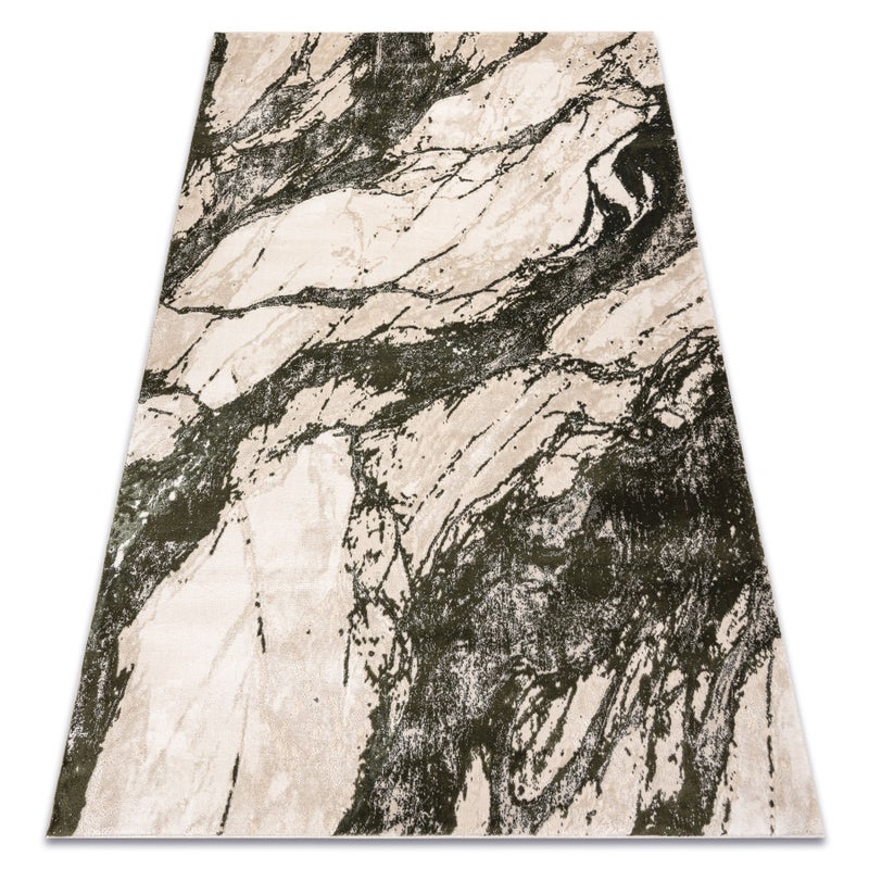 Dywan ALLURE 4759 Marmur - Strukturalny, stylowy, glamour beż / zielony 160x220 cm