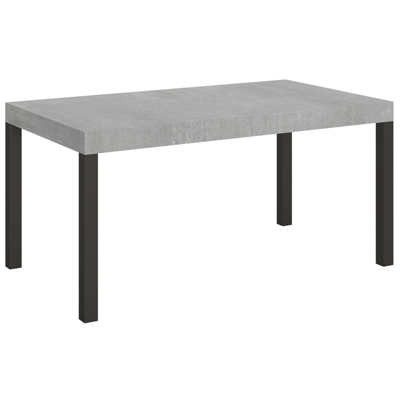 Stół rozkładany 90x160/264 cm Everyday Cement rama antracyt