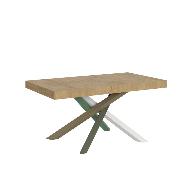 Stół rozkładany 90x160/264 cm Volantis rama dębowa naturalna 4/A