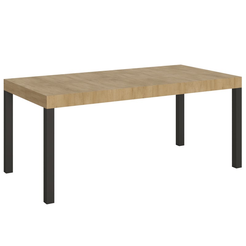 Stół rozkładany 90x180/284 cm Everyday Oak Nature rama Antracyt