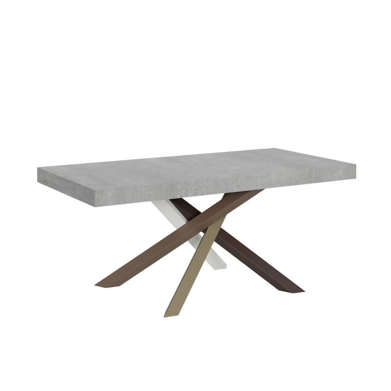 Stół rozkładany 90x180/284 cm Volantis Cement rama 4/C