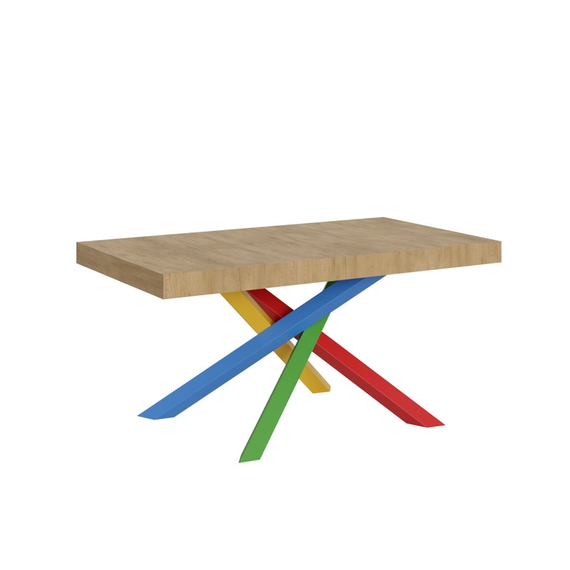 Stół rozkładany 90x160/420 cm Volantis rama dębowa naturalna 4/B