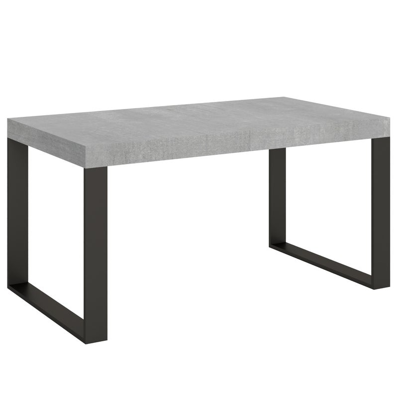 Stół rozkładany 90x160/420 cm Stelaż Tecno Cemento Antracyt