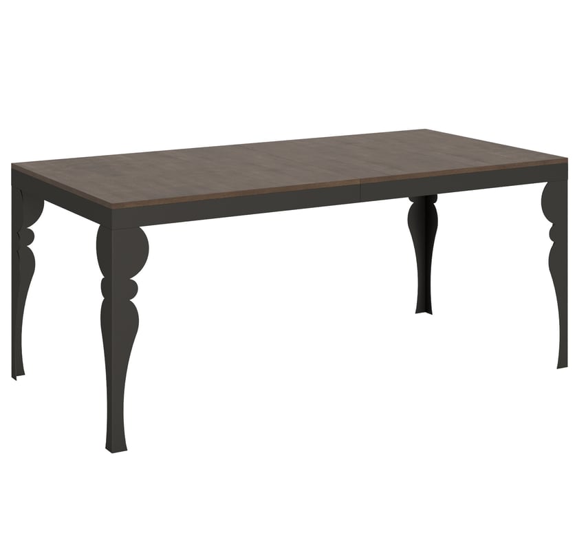 Stół rozkładany Paxon Evolution 90x180/284 cm, rama orzech antracyt