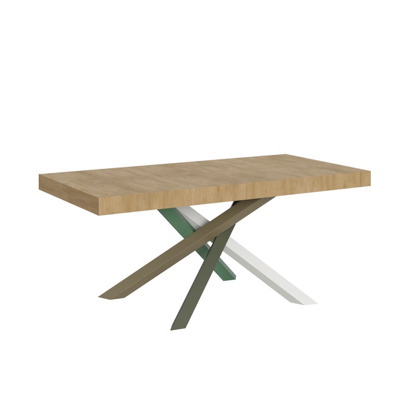 Stół rozkładany 90x180/284 cm Volantis rama dębowa naturalna 4/A
