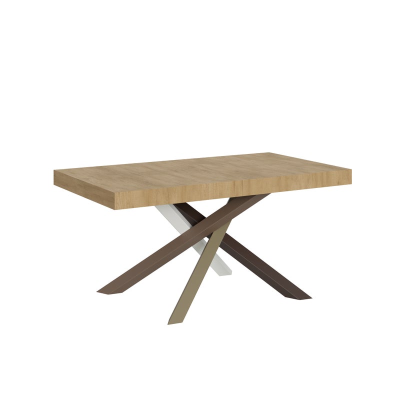 Stół rozkładany 90x160/420 cm Volantis rama dębowa naturalna 4/C