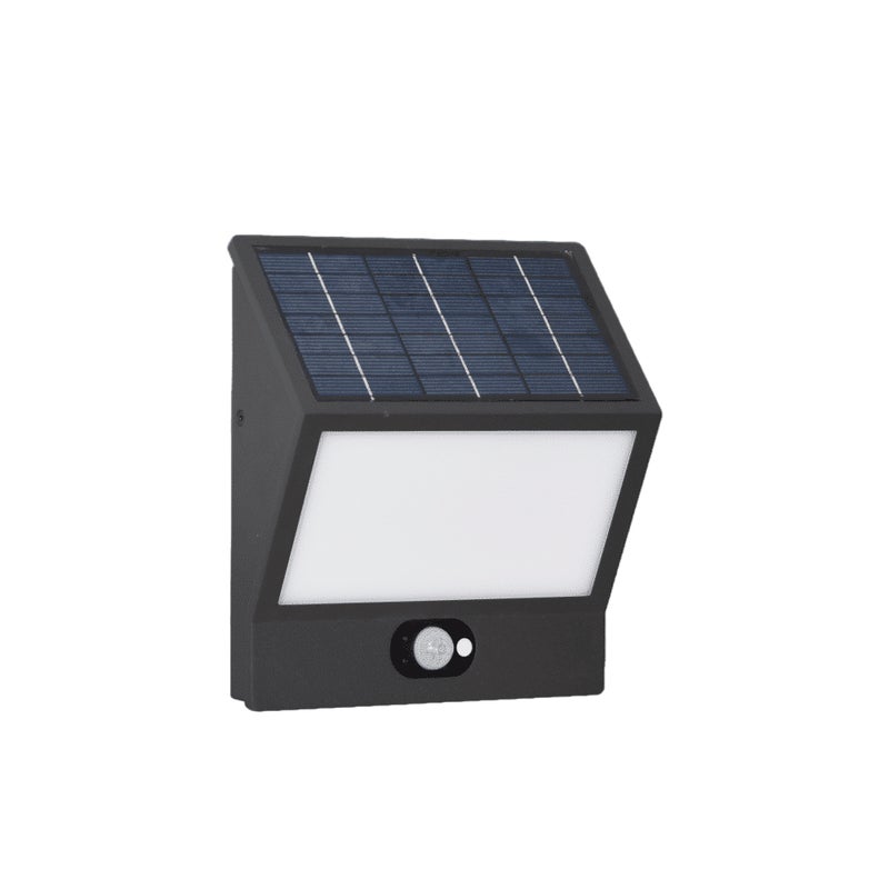 EGNA - Czarny reflektor solarny 4000K, lampa zewnętrzna Beneito Faure