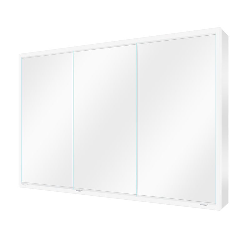 Szafka łazienkowa z lustrem i oświetleniem Remix 120 x 80 cm Sensea