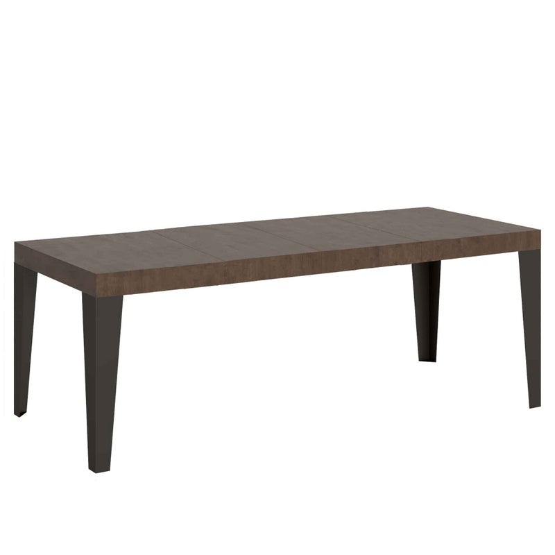 Stół rozkładany 90x160/264 cm Flame Premium, rama orzech antracyt