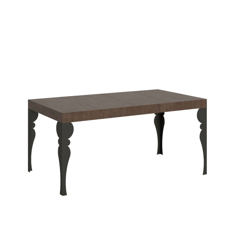 Stół rozkładany 90X140/244 cm Paxon Premium, rama orzech antracyt