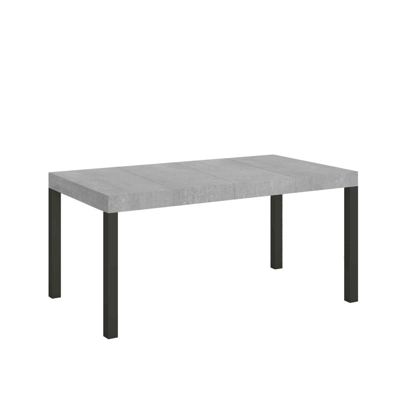 Stół rozkładany 90X140/244 cm Everyday Premium Stelaż cementowy Antracyt