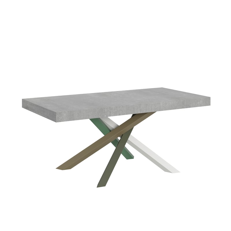 Stół rozkładany 200/460x90 cm Volantis betonowe nogi wielokolorowe 4/A