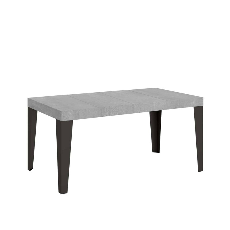 Stół rozkładany 140/400x90 cm Flame Premium nogi betonowe antracytowe