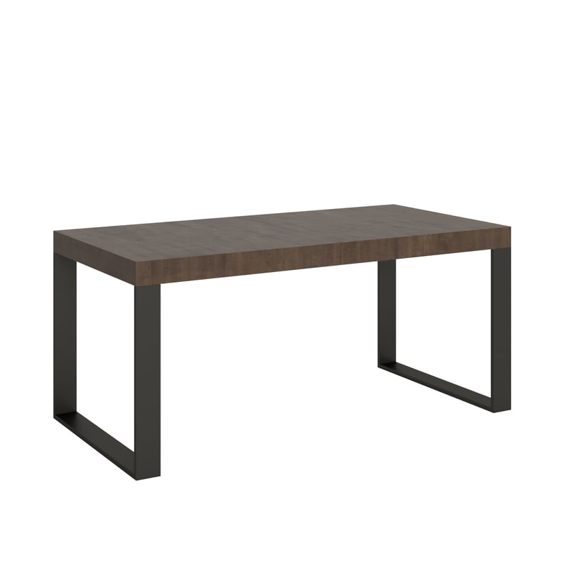 Stół rozkładany 200/304x90 cm Tecno Premium orzech z nogami antracytowymi