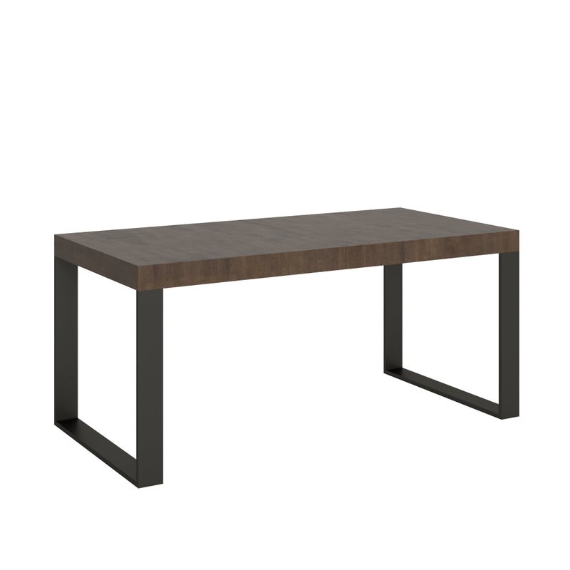 Stół rozkładany 200/460x90 cm Tecno Premium orzech z nogami antracytowymi