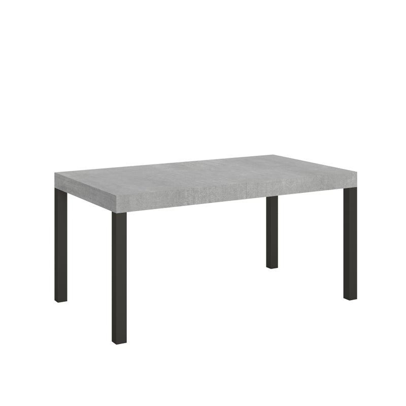 Stół rozkładany Everyday 160/244x80 cm nogi betonowe antracytowe