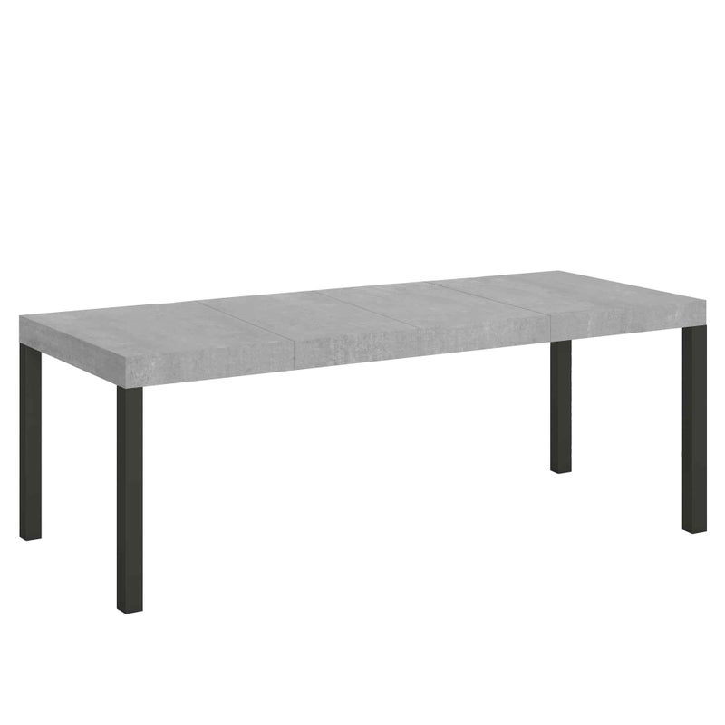Stół rozkładany Everyday Premium 160/420x90 cm nogi betonowe antracytowe