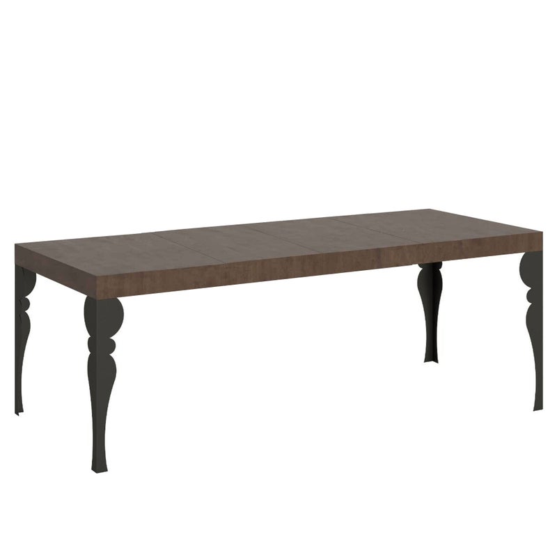 Stół rozkładany Paxon Premium 200/460x90 cm nogi orzech antracyt