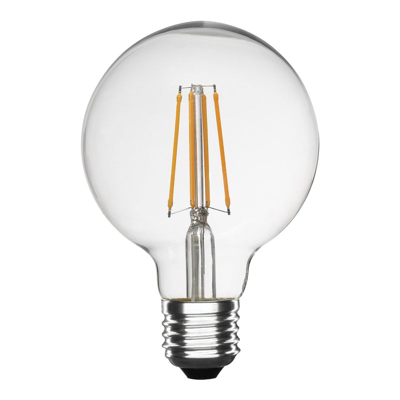 Żarówka LED 10W G125 1400 lumenów 4000K z przezroczystym żarnikiem w kształcie kuli