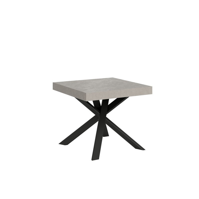 Stół rozkładany 90/194x90 cm Clerk nogi kaszmir antracyt