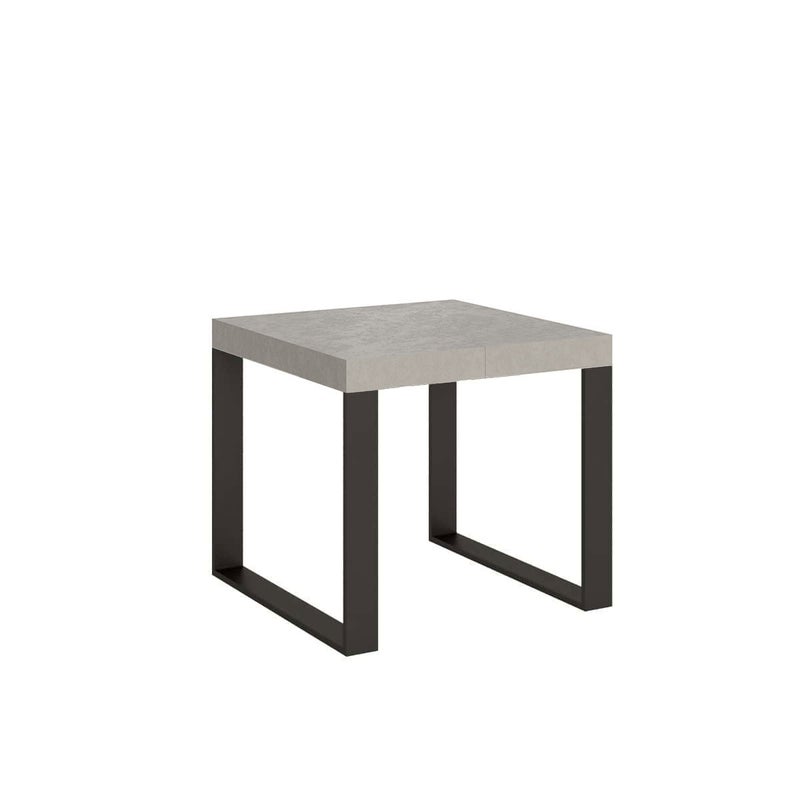 Stół rozkładany 90/246x90 cm Tecno Premium nogi kaszmirowe antracytowe