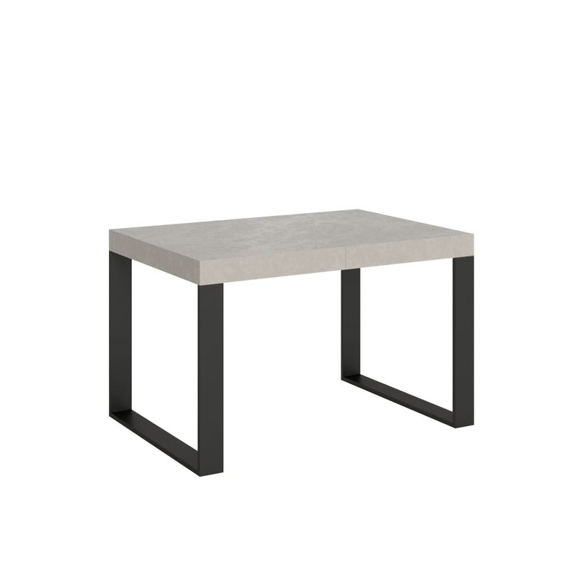 Stół rozkładany 120/224x90 cm nogi Tecno kaszmir antracyt