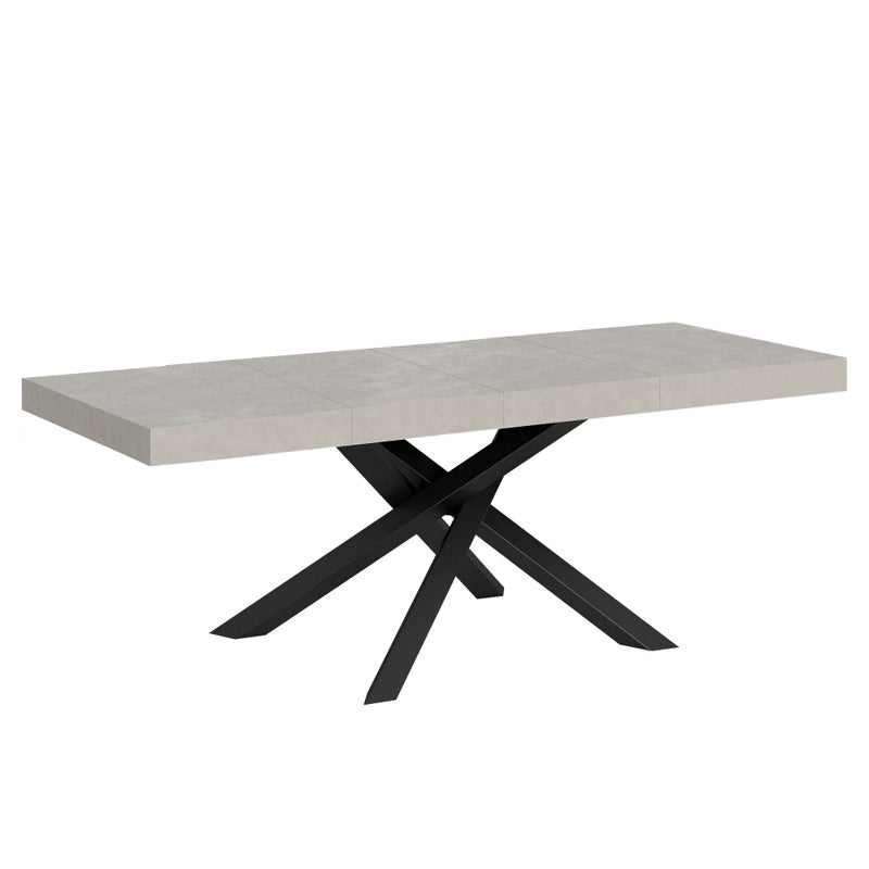 Stół rozkładany 160/264x90 cm Volantis Premium nogi kaszmirowe antracytowe