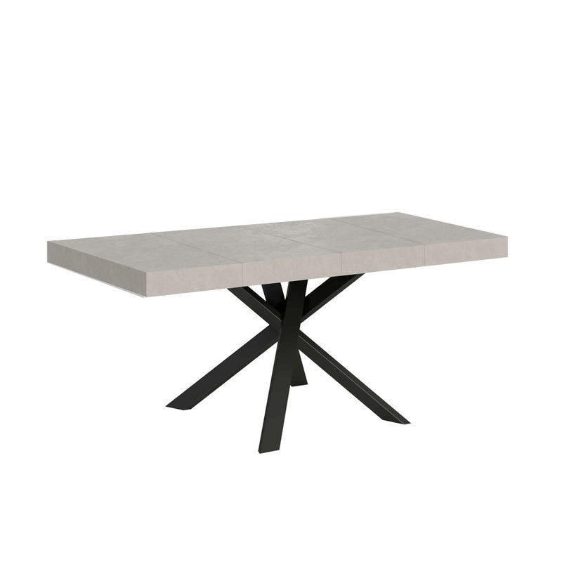 Stół rozkładany 90/194x90 cm Clerk Premium nogi kaszmir antracyt