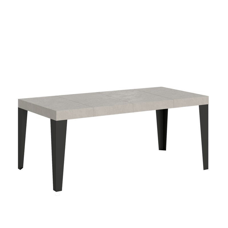 Stół rozkładany 140/244x90 cm Flame Premium nogi kaszmirowe antracytowe