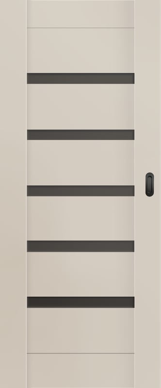 Drzwi wewnętrzne przesuwne 90 Elmo Nero kaszmir Artens