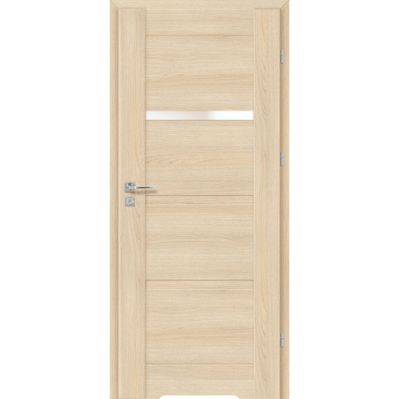 Drzwi wewnętrzne łazienkowe 70 prawe Trillo kasztan beżowy z podcięciem wentylacyjnym