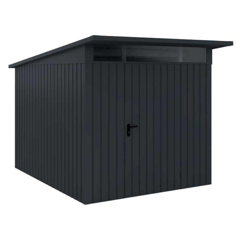 Domek ogrodowy narzędziowy EcoStar Euroline P-Line 6 5.18 m2 antracyt Hormann
