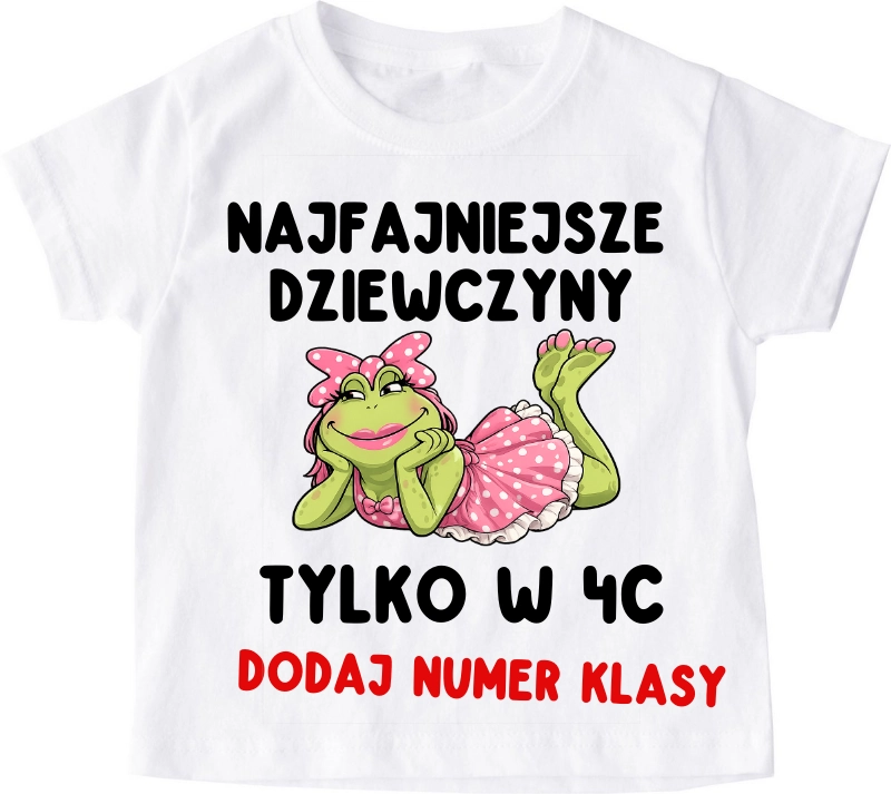 Koszulki dla koleżanek z klasy na dzień kobiet - NAJFAJNIEJSZE DZIEWCZYNY