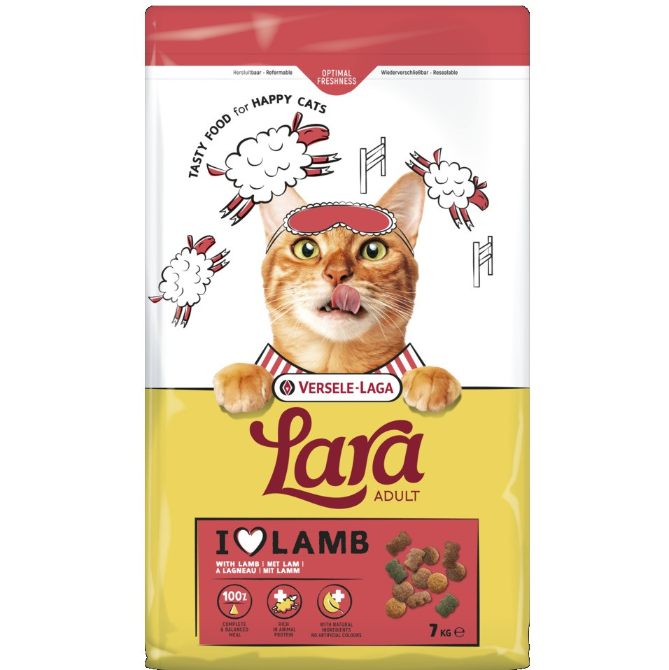 VERSELE-LAGA Lara Adult Jagnięcina - sucha karma dla kota - 7kg