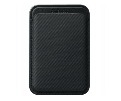 PITAKA Woven Wallet MagSafe Black-gray