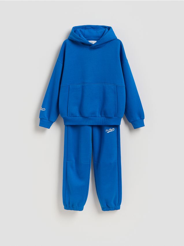 Reserved - Bawełniany komplet - niebieski
