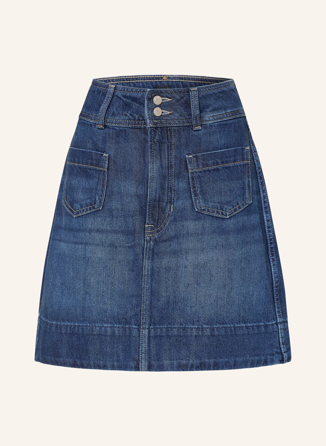 Boss Spódnica Jeansowa Mini Skirt 1.0 blau