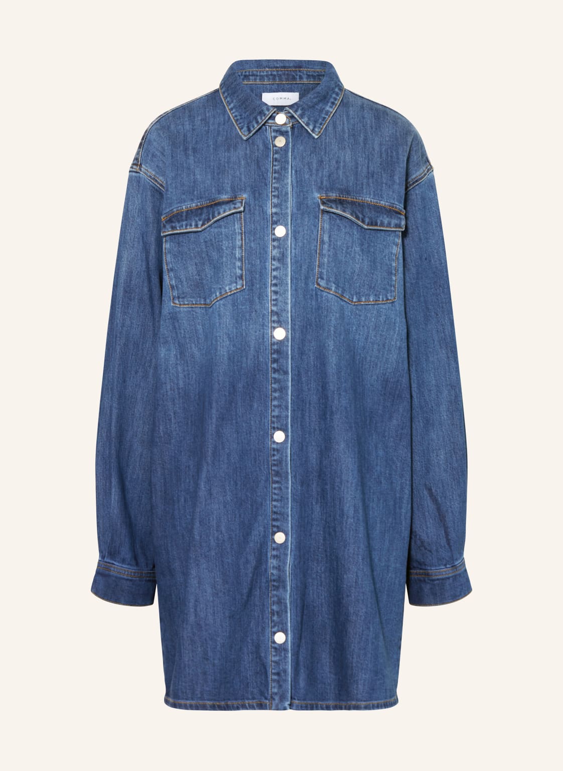 Comma Sukienka Jeansowa blau
