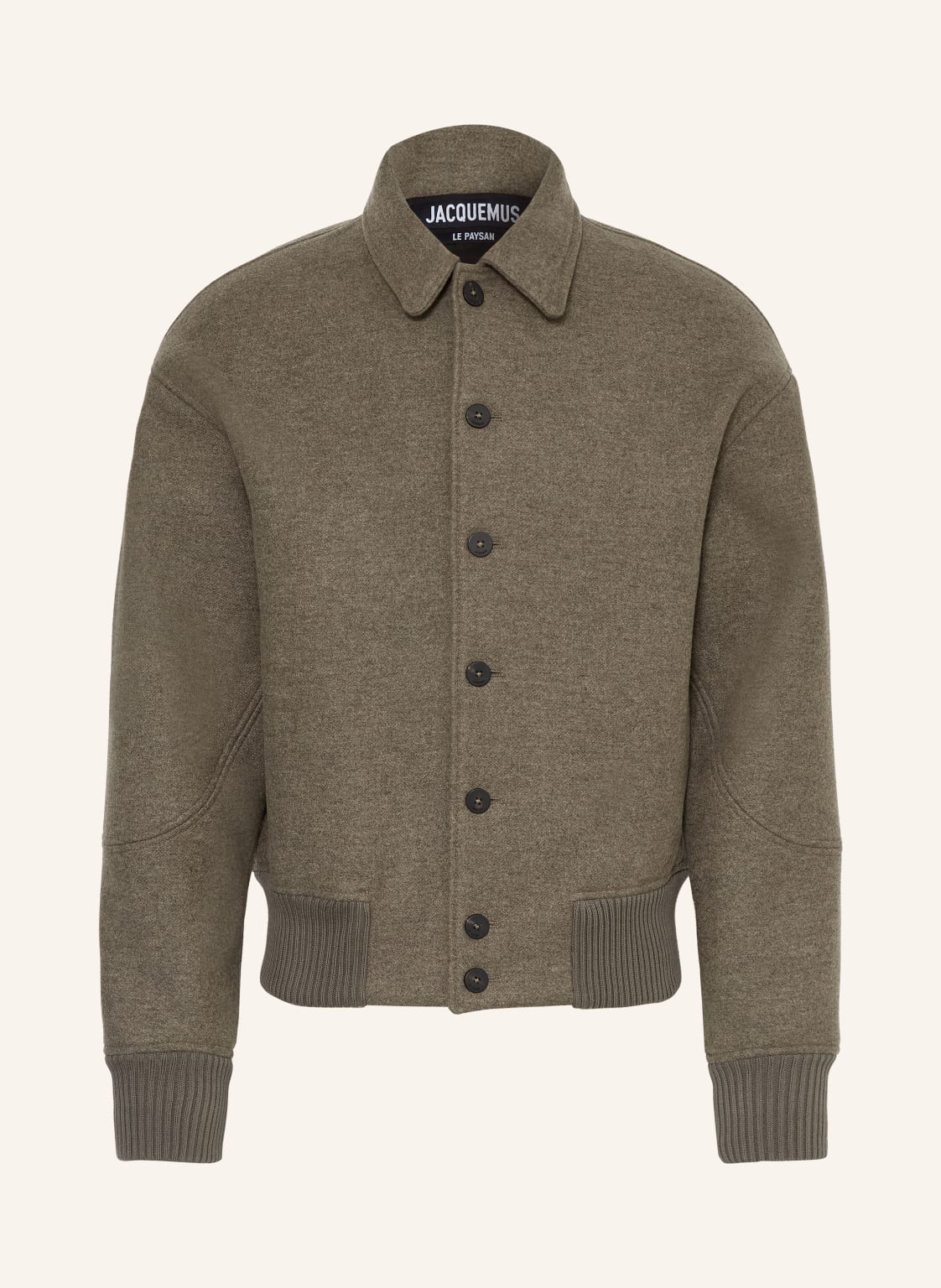 Jacquemus Kurtka Le Bomber Feltro gruen