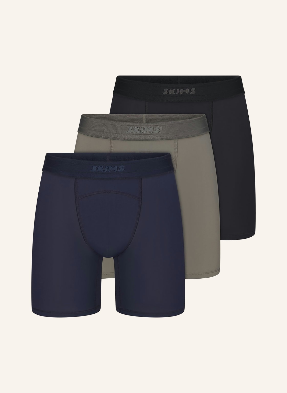 Skims 3-Pak Bokserek Skims Flexs blau