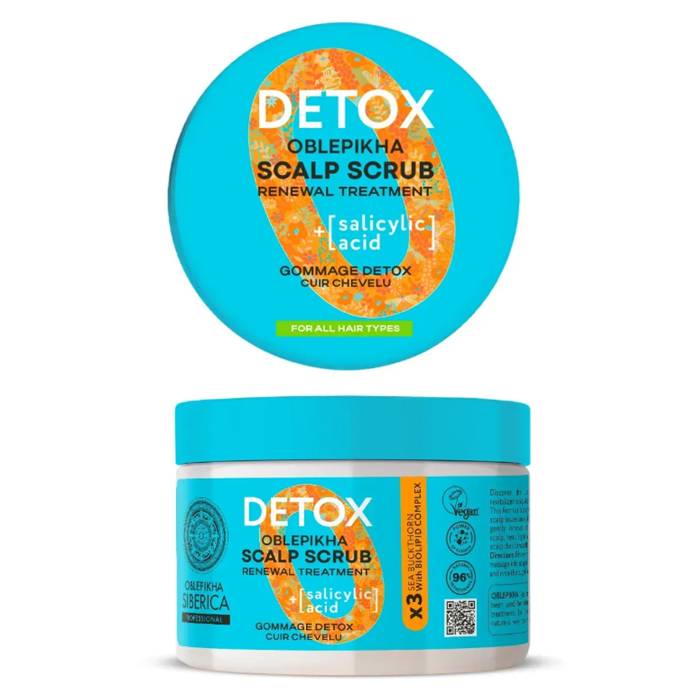 Natura Siberica Oblepikha Detox peeling do skóry głowy 300ml