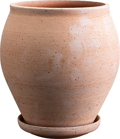 Bergs Potter Doniczka z podstawką Delphi 20 cm różowa DER20S
