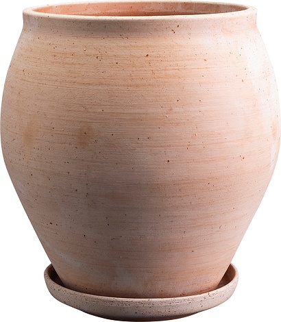 Bergs Potter Doniczka z podstawką Delphi 26 cm różowa DER26S