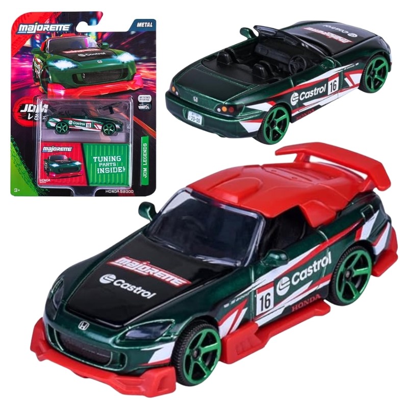 Majorette JDM Legends Deluxe Pojazd Autko Samochodzik Model Honda S2000