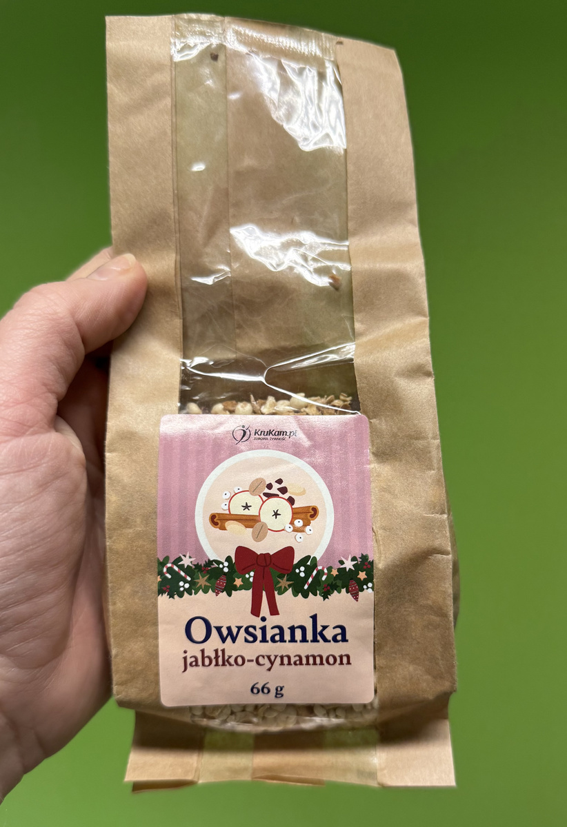 K2025 Owsianka jabłko-cynamon 66g