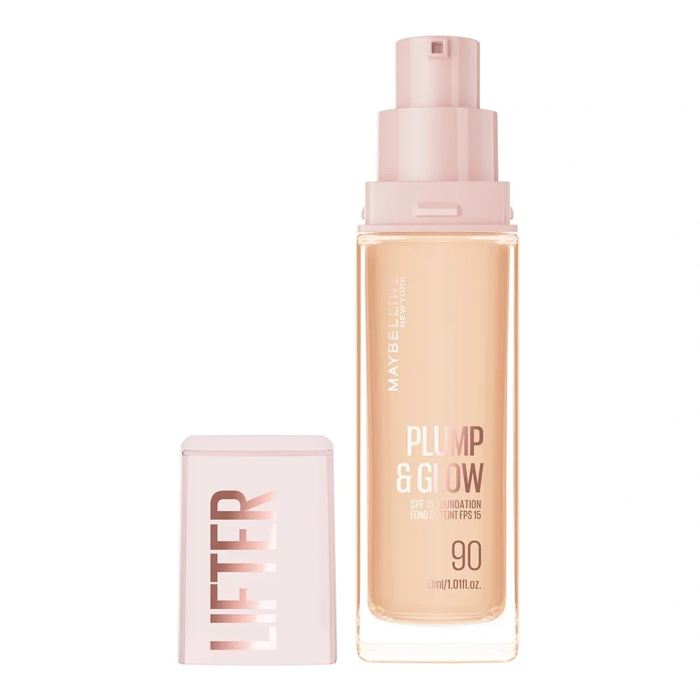 Maybelline Lifter Plump & Glow Foundation rozświetlający podkład do twarzy w płynie SPF15 90 30 ml
