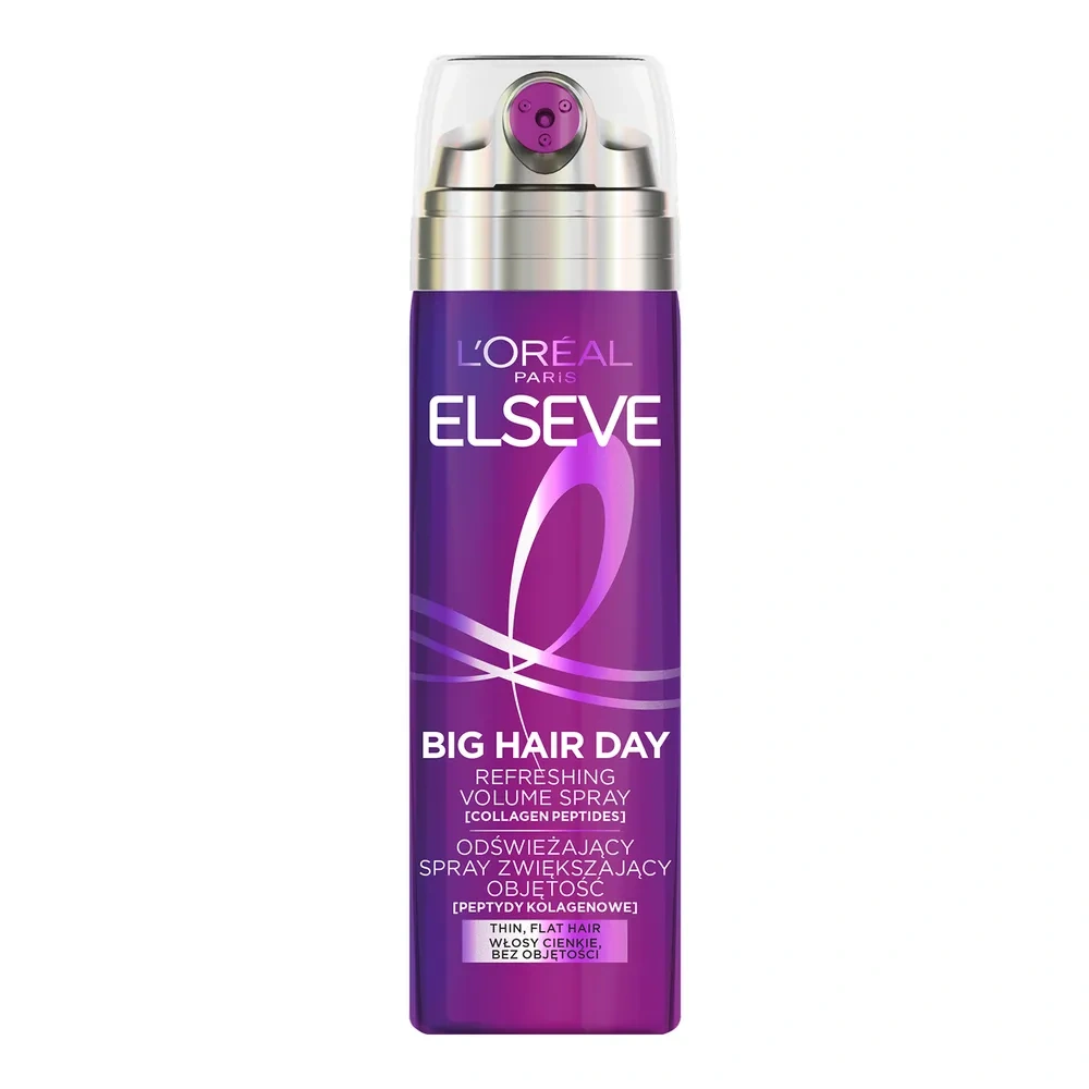 L'Oréal Paris Elseve Collagen Lifter odświeżający spray zwiększający objętość do włosów cienkich i pozbawionych objętości 200 ml