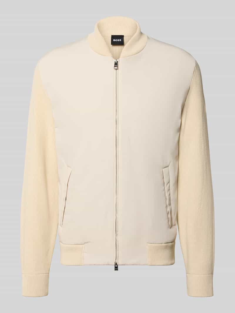 Kardigan rozpinany o kroju regular fit z Mieszanka bawełny Model 'C-UBAIO'