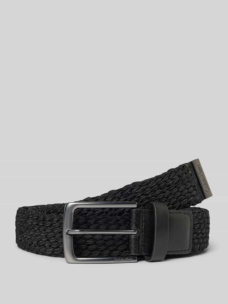 Pasek z efektem plecionki ze sprzączką